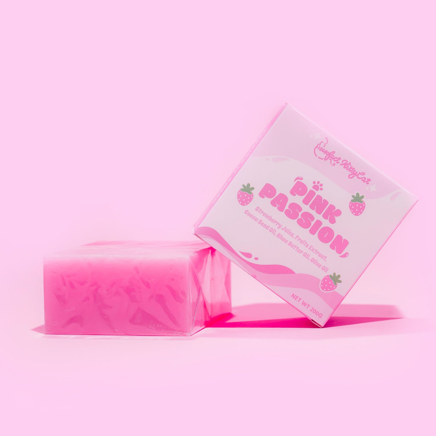 PRE ORDER Pink Passion Kitty Soap Cleansing Bar | Body & Skin Care